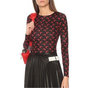 MARINE SERRE
Printed jersey top